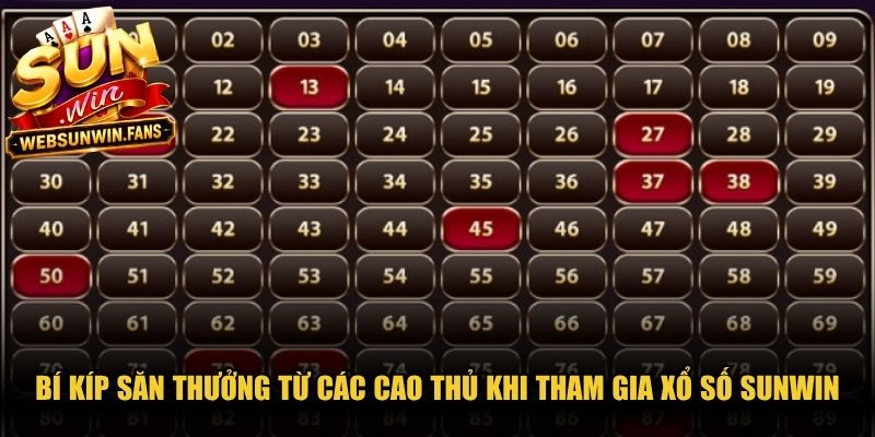 Bí kíp săn thưởng từ các cao thủ khi tham gia xổ số Sunwin