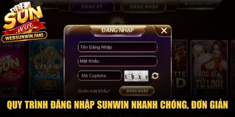 Quy trình đăng nhập Sunwin nhanh chóng, đơn giản cho các thiết bị