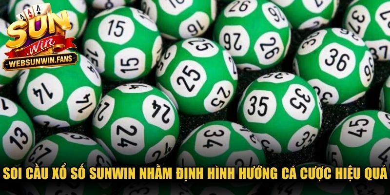 Soi cầu xổ số Sunwin nhằm định hình hướng cá cược đạt hiệu quả cao