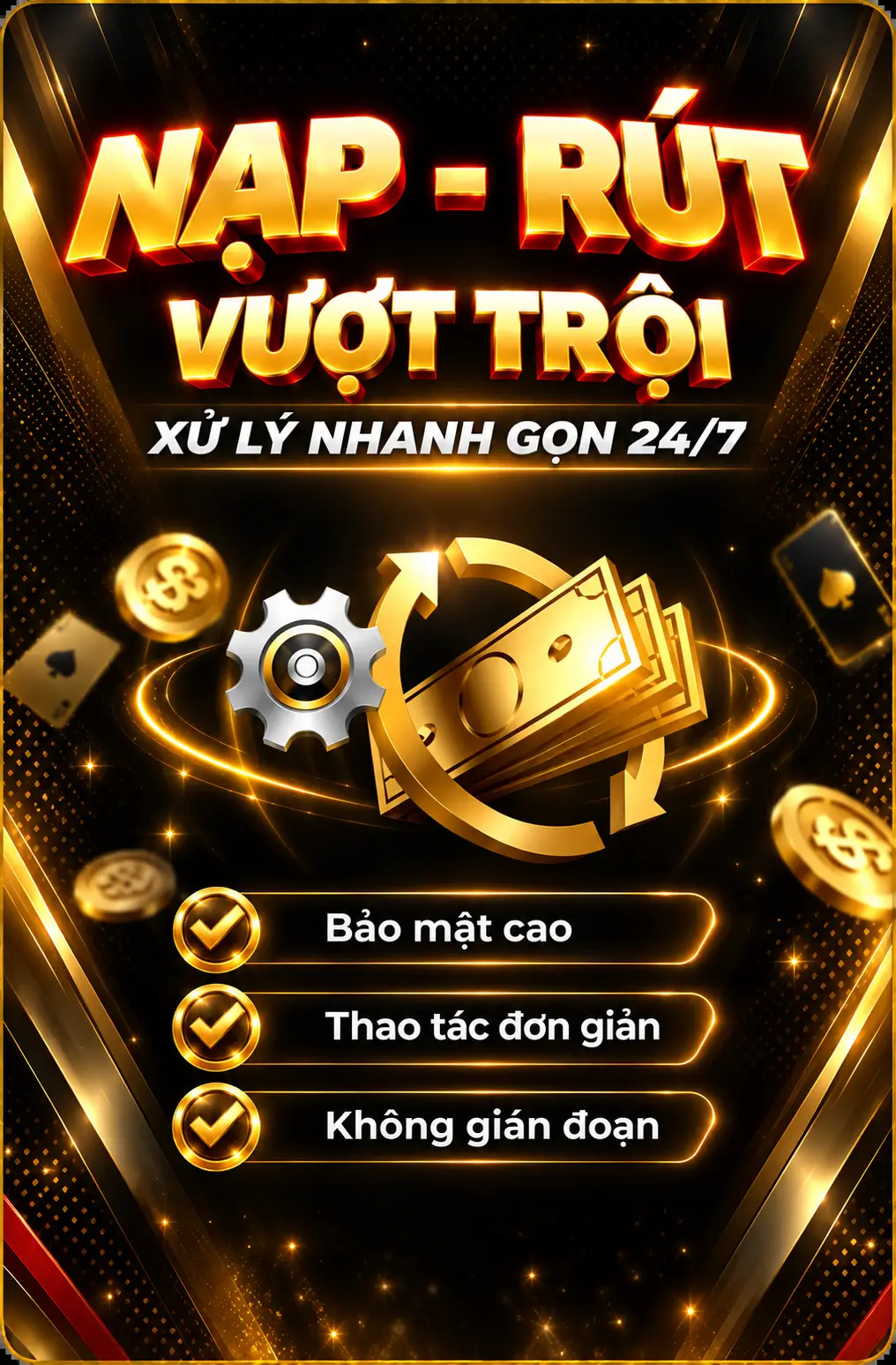 Sunwin nạp rút vượt trội