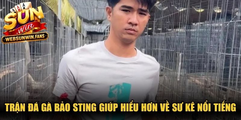 Trận đá gà Bảo Sting giúp cộng đồng hiểu hơn về sư kê nổi tiếng